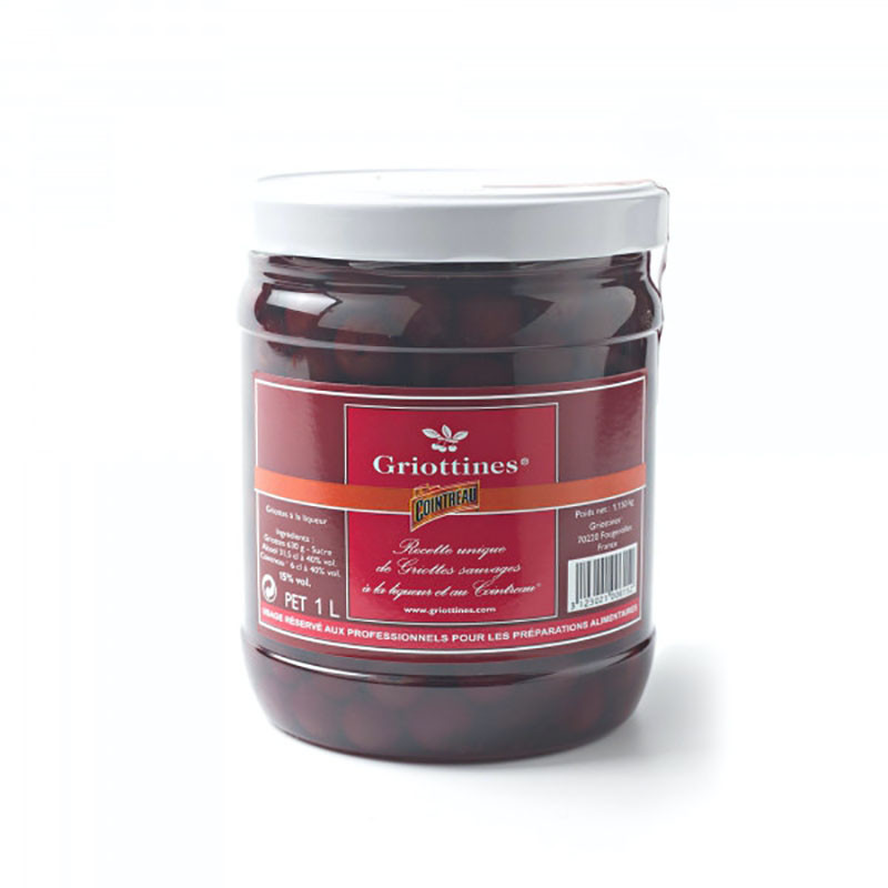 GRIOTTINES (GUINDAS) EN COINTREAU 15º (IEA INCLUIDO) 4/1L